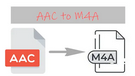 Convert AAC to M4A