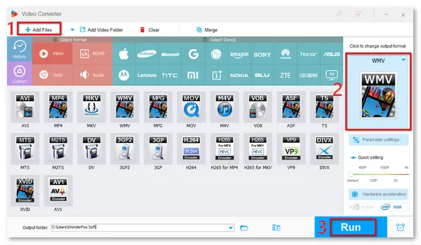 Convert Video to WMV/H.264