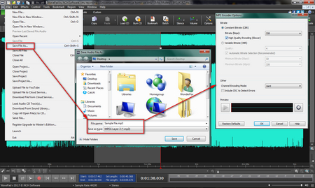 Save MP3 in WPP File Converter