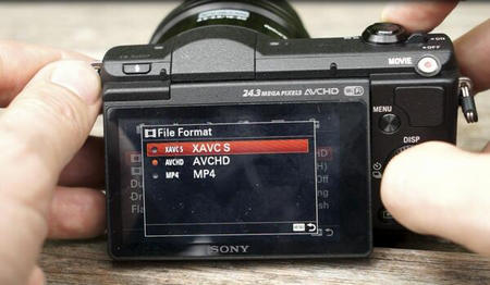 XAVC S vs AVCHD in Shooting Mode