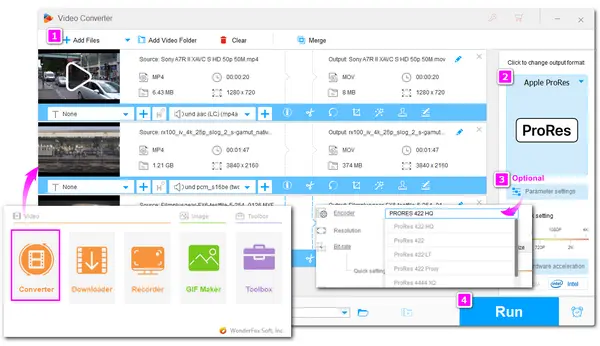 XAVC to ProRes Converter