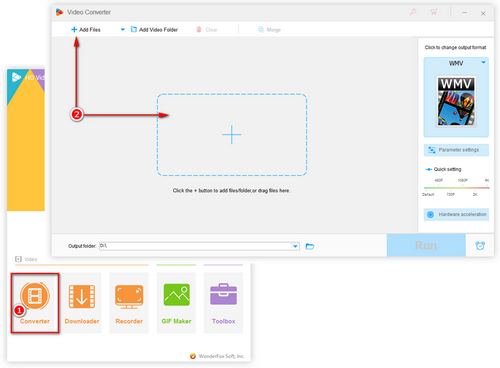 Add Your MP4 Files to the Window of the Software