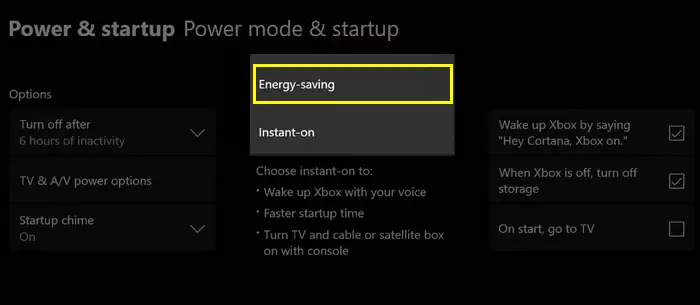 Change Power Mode