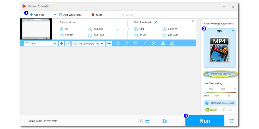 Xvid Video Codec Converter for Windows