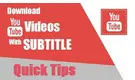 Download YouTube Subtitles