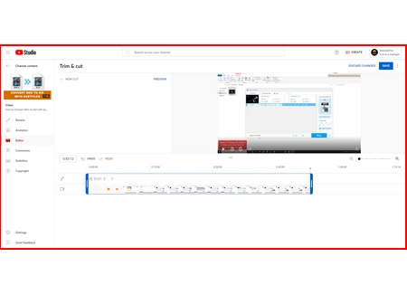 YouTube Video Manager to Clip Video