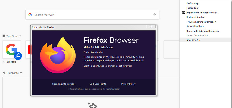 Use the latest Firefox to play YouTube video