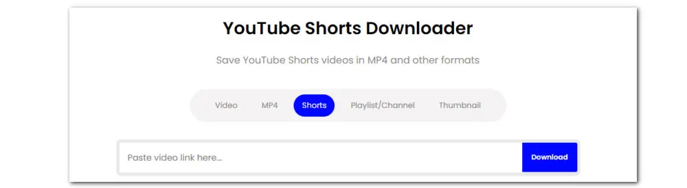 Downloader for YouTube Shorts