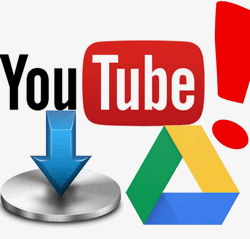 YouTube to google drive videos downloader