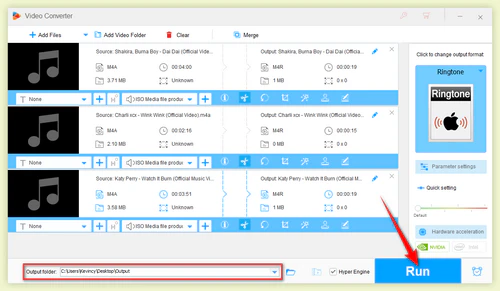 Batch Convert YouTube to Ringtones