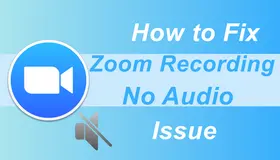 Zoom Recording No Audio