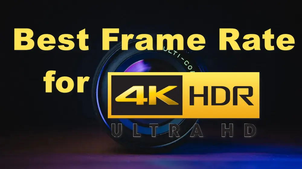 Best Frame Rate for 4K Video A Comprehensive Guide