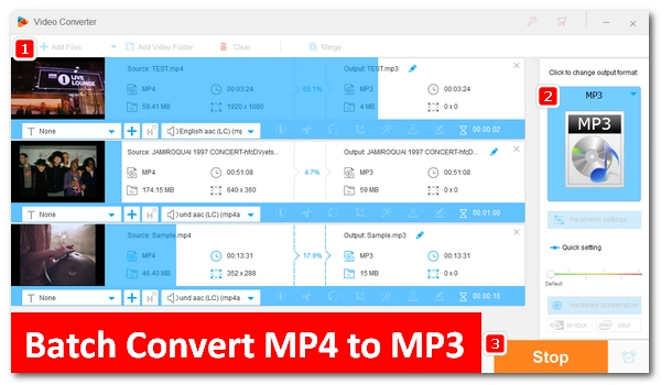 how to convert mp4 to mp3 in bulk