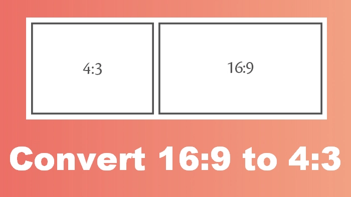 How To Convert A 16 9 Video To 4 3 
