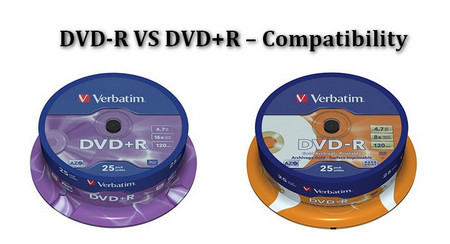 Comparison between DVD +R and DVD –R