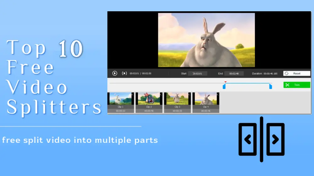 Top 10 Best Free Video Splitter to Split Videos into Parts