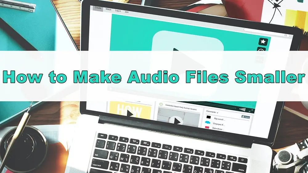 how to make an audio file smaller on iphone