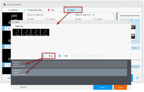 mac utility to concatenate m4a files