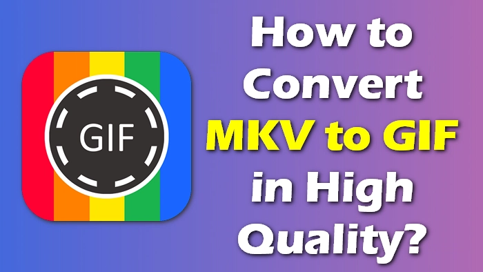 How to Convert MKV Video to Animated GIF for FREE 