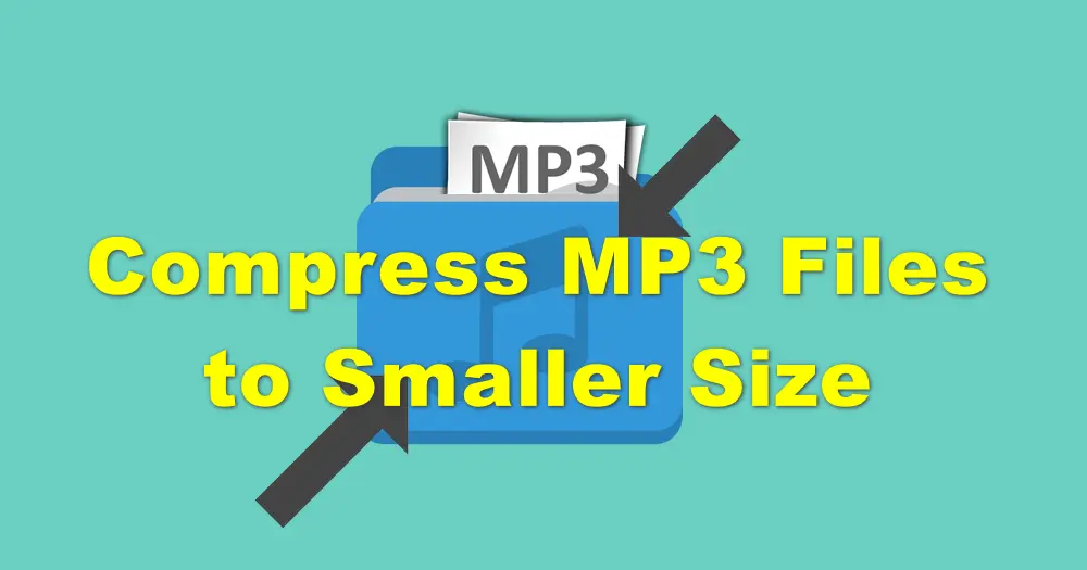 How to Compress MP3 Files for Free?