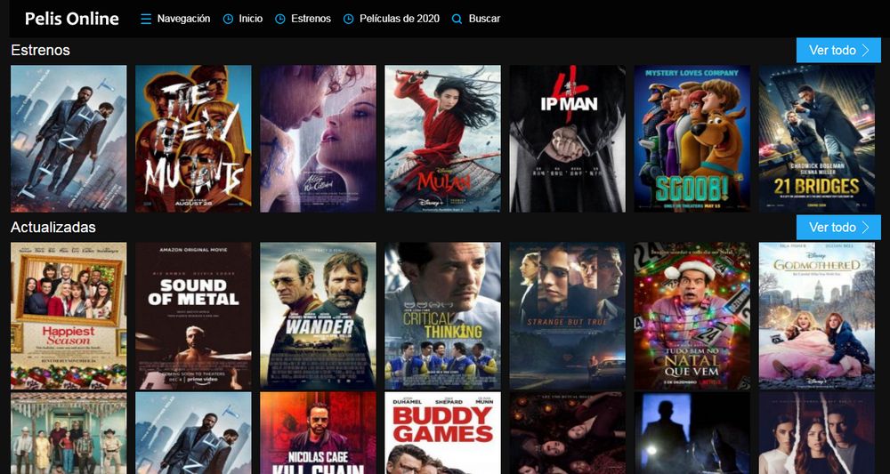 movie websites in spanish