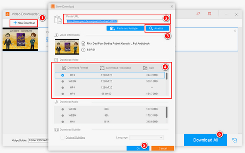 How to Download YouTube Audiobooks with 2 Simple Methods