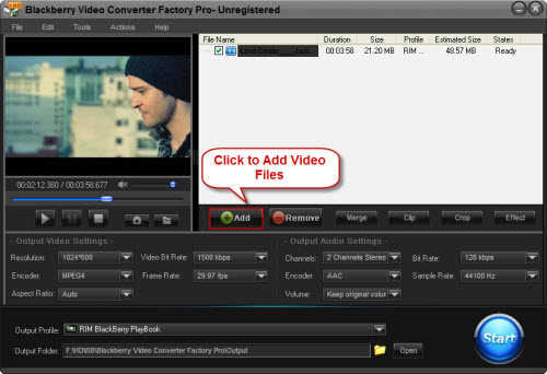 Load Video Files